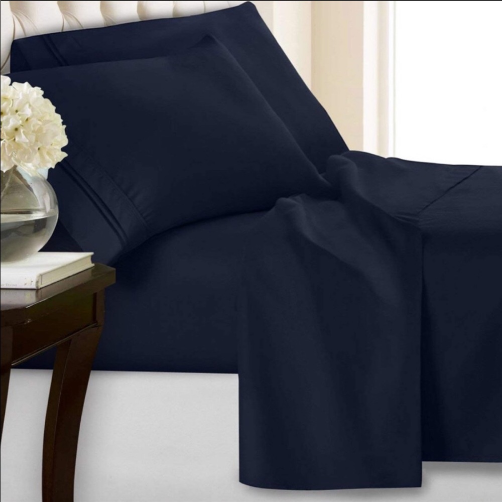 1800 count fiber super soft cotton FEEL SHEETS SET